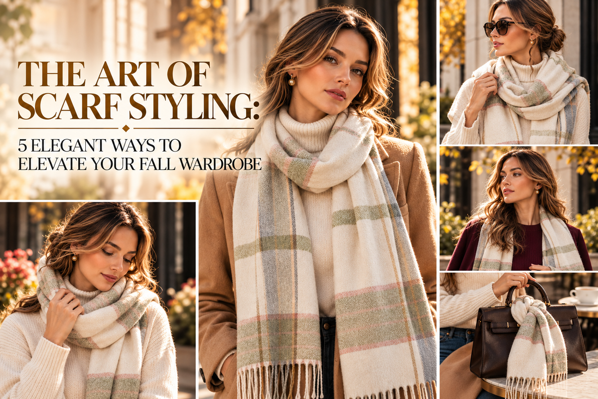 The Art of Scarf Styling: 5 Elegant Ways to Elevate Your Fall Wardrobe