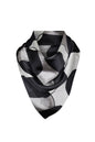 Monochrome Muse Silk Scarf