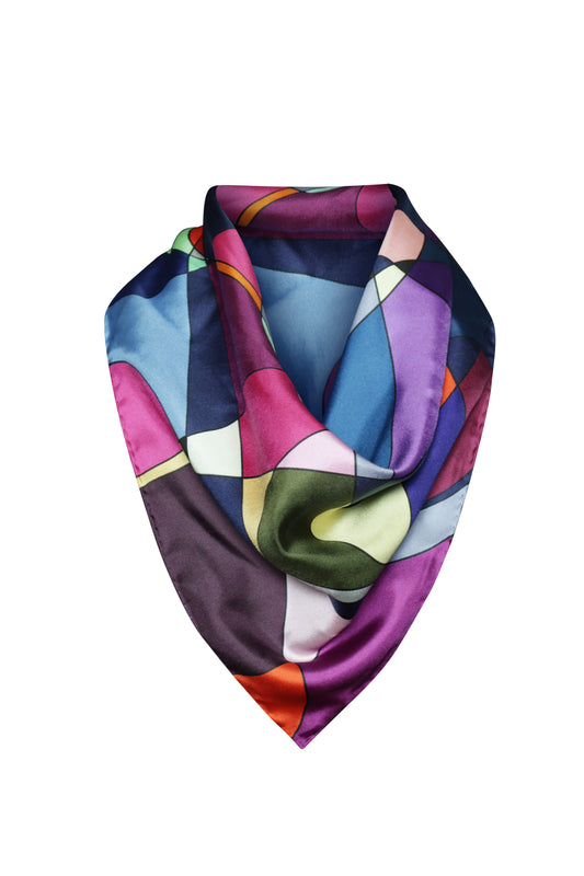 Jewel Prism Silk Scarf